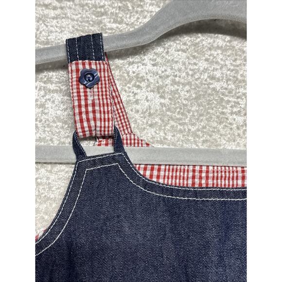 SAMARA Girls Denim Jumper dress Vintage 80’s y2k Size 4 - Picture 3 of 12